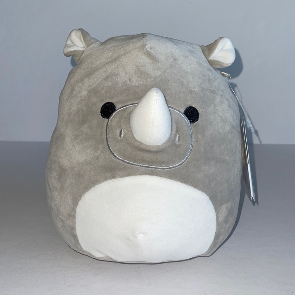 NWT Squishmallows Irving The Gray Rhinoceros